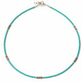 Collar nepalí de gemas extrafinas - Turquesa y lágrima